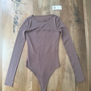 XXS dark purple Abercrombie bodysuit